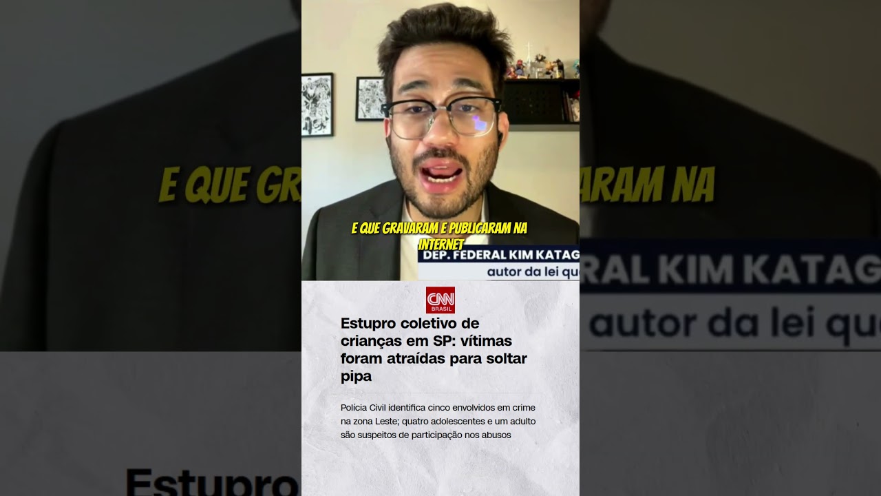Kim kataguiri debate polêmica sobre a maioridade penal e crimes graves