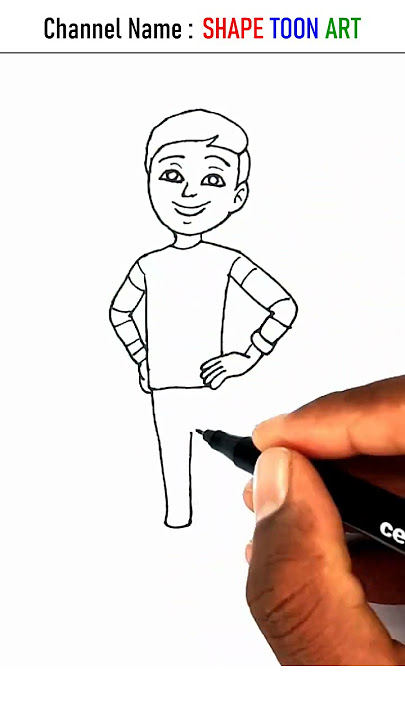 Drawing Rudra from Chik chik boom boom - #shorts #drawing #rudra #chikchikboom #cartoon #india