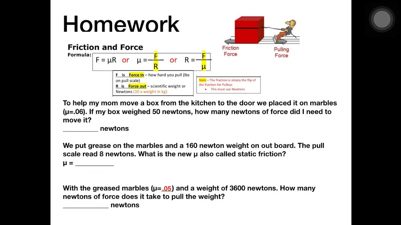 homework can cause friction between