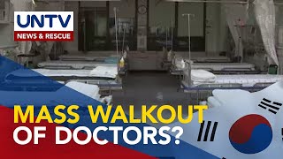 Para dokter di Korea Selatan memprotes langkah pemerintah untuk meningkatkan penerimaan mahasiswa kedokteran.