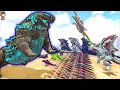 Titanus Doug VS Mod Kaiju & Dinosaurs Part1| ARK Mod Battle Ep.338