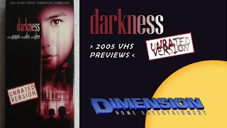 Opening to Darkness - Unrated Edition 2005 VHS*