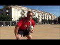 Soccer throwin trick shots  full court mallorca  thomas gronnemark