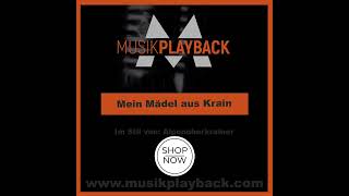 Video thumbnail of "Mein Mädel aus Krain - Alpenoberkrainer - Harmonika Halbplayback"