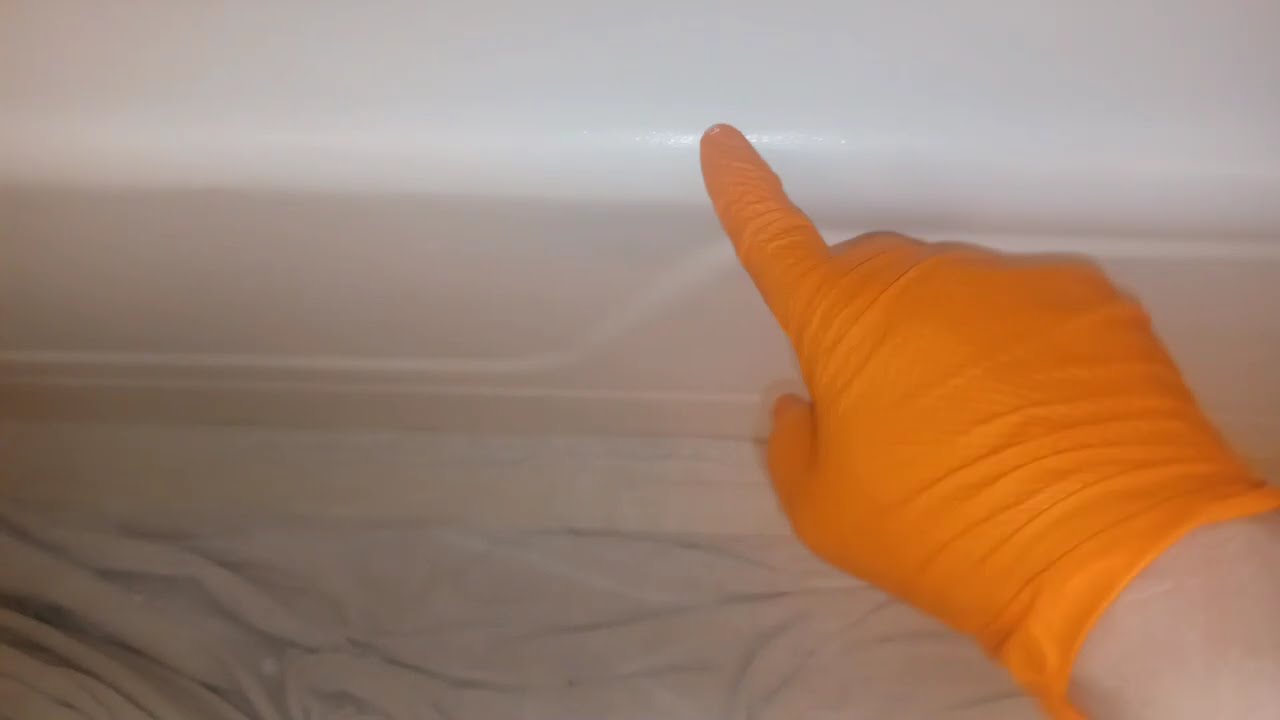 Showing how cheap refinishing is done
