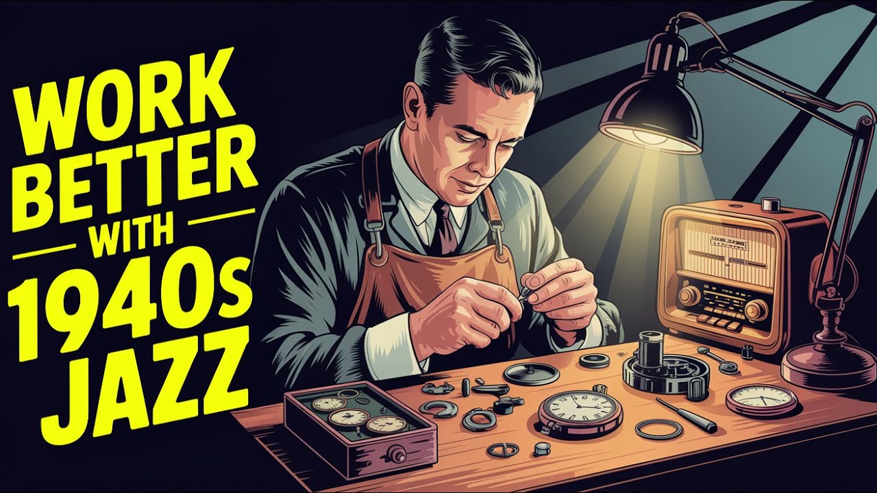 Work Better with 1940s Jazz – A Vintage Focus Playlist