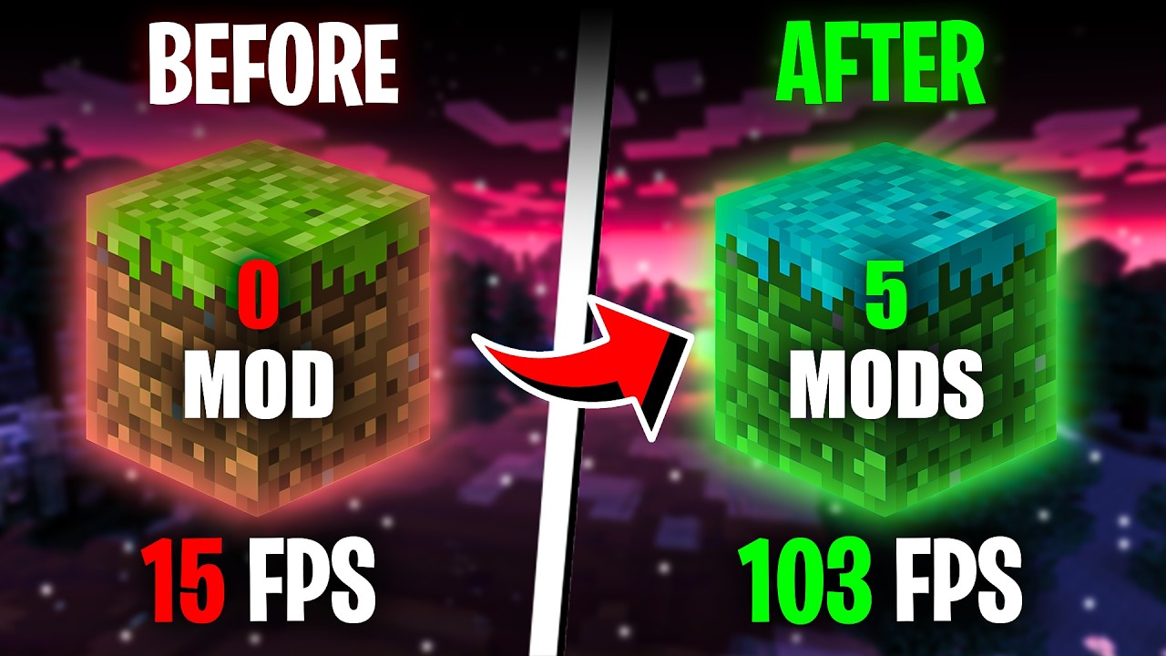 No More Lag! Boost Minecraft FPS with These Mods 🔥🔥 - YouTube