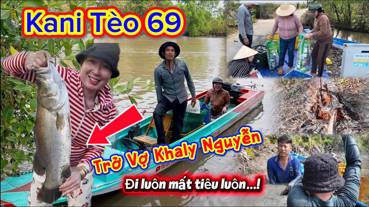 Bắt Được Nhiều Cá Khủng_Đi Lên Chợ Bán Được Bao Nhiêu Tiền Và Đốt Lửa Thưỡng Thức Món Cá Nướng Tại…