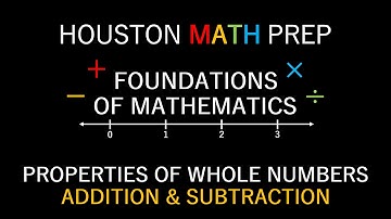 Addition & Subtraction Properties (Whole Numbers)
