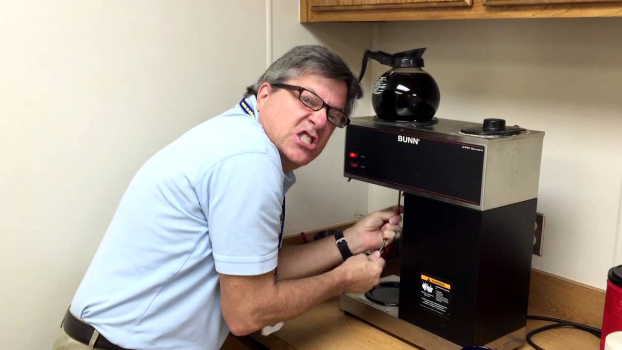 Reaming the Coffee Maker - YouTube