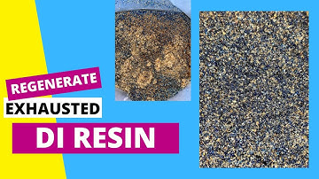 HOW TO REGENERATE DI RESIN - Fast and easy method