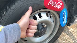 MENTOS vs COCA COLA in a CAR TIRE I CAR EXPERIMENT I MYWHEELS.PK