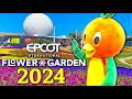 Orange bird is back at epcot international flower  garden festival 2024