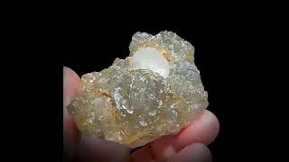 Video preview: Yellow Fluorite with Pyrite — Xianghualing, Hunan, China | Natural Mineral Specimen