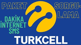 Turkcell Paket Sorgulama - İnternet Dakika Sms Ve Bakiye Öğrenme