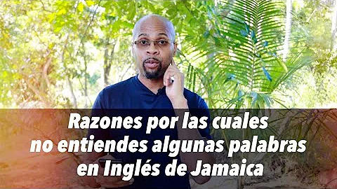Quem nasce na Jamaica em inglês?