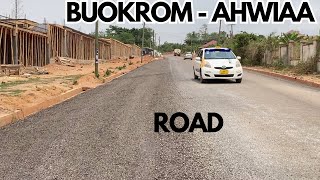 New Ahwiaa to Buokrom Road, Bridge and Market Construction Project Update in Ashanti Region.