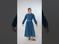 Step into effortless sophistication with this deep ocean blue maxi dress! #handloom #fashionstyle