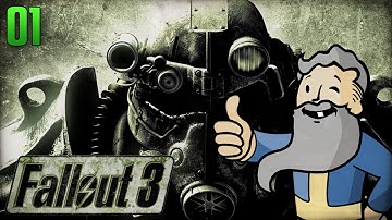 Fallout 3 Gameplay Walkthrough Part 1 - "Genny The Jerk!!!" 1080p HD