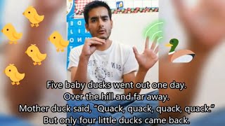 2 Finger Play songs (sing along)