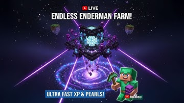 Let’s Build an INSANE Enderman Farm — Minecraft LIVE Stream! | Anonymous Tyagi