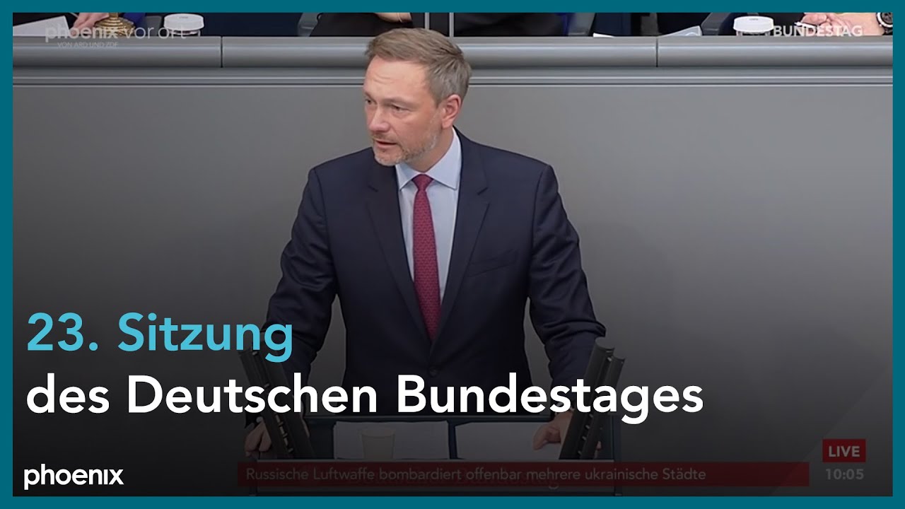 New Haushaltswoche: Vorstellung Haushalt 2022 durch Finanzminister Lindner und Etats der Ministerien
