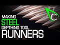 Making steel depthing tool runners