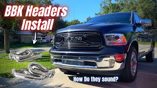 The DAILY gets headers | Ram 1500 5.7 HEMI Shorty header install