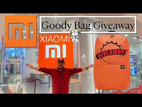 Xiaomi Goody Bag Giveaway !The winner  of the Xiaomi Goody Bag  is Ramil Geralbio.