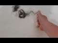How to unclog a tub drain - clog remover tool