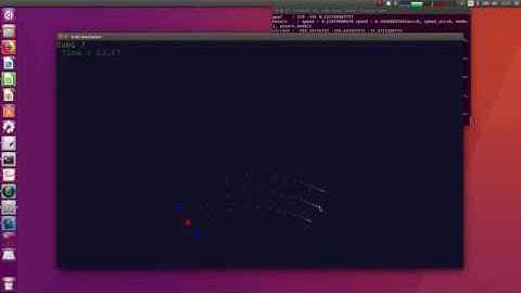 Simple trajectory control simulation for a differential drive robot