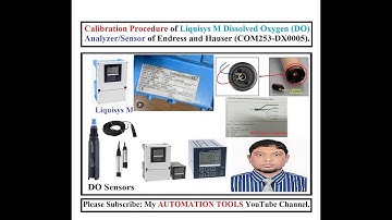 Calibration Procedure of Liquisys M Dissolved Oxygen (DO) Analyzer/Sensor of Endress+Hauser(COM253).