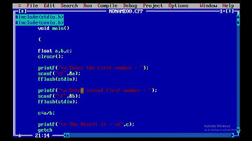 C Programming Program to find divide  of two numbers in C | by Gajendra
