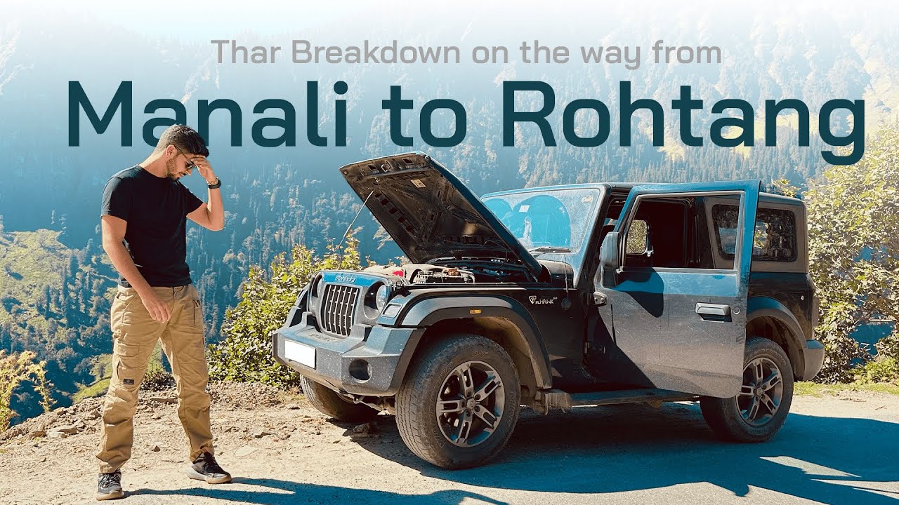 Manali to Rohtang Pass: Breathtaking Views in Mahindra Thar (Night Fury)