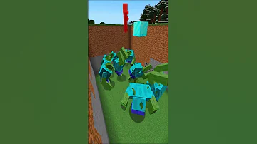 Zombie Army VS One Villager 