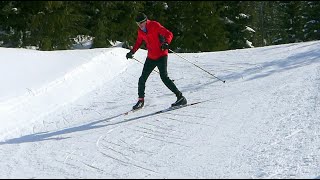 Try this Tip to Improve your  Snowplow turns on Cross Country Skis