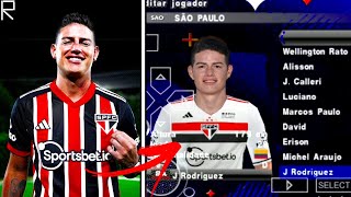 EFOOTBALL PES 2023 para PPSSPP COM BRASILEIRÃO, TRANSFERÊNCIAS ATUALIZADAS e KITS 23/24+LINK DIRETO!