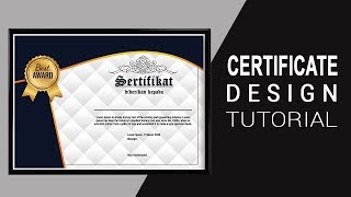 Cara membuat Sertifikat | Piagam Penghargaan di Photoshop