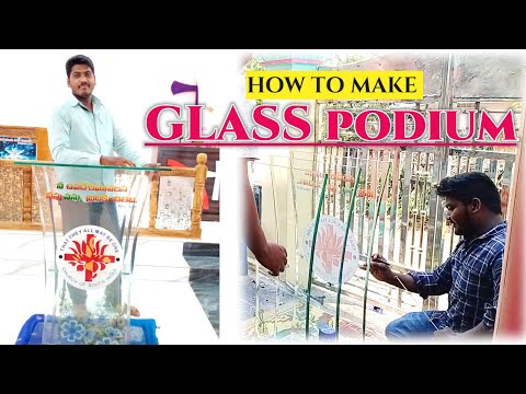 HOW TO MAKE GLASS PODIUM-