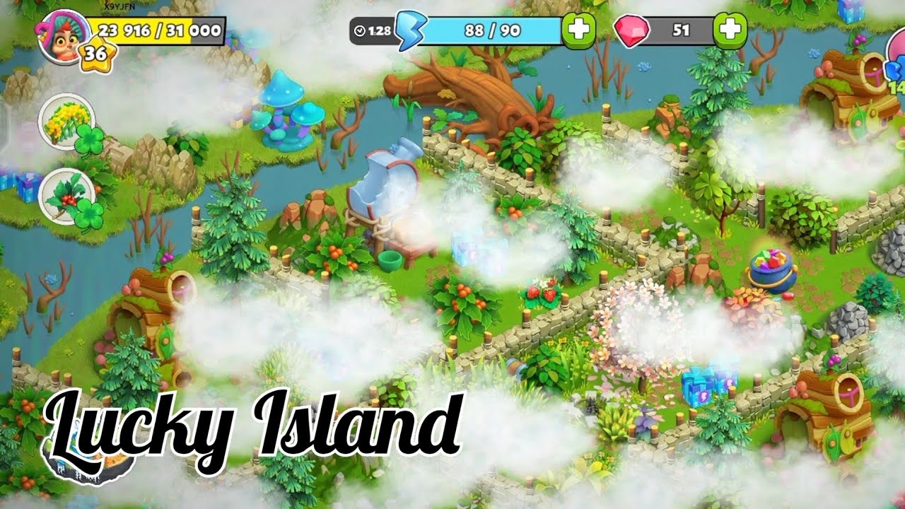 Pink Bag Lucky Island (Family Island) YouTube