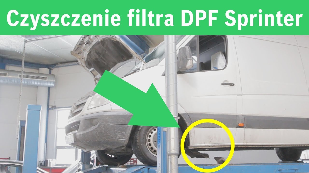 Czyszczenie filtra DPF Mercedes Sprinter 316 2.2 CDI 120