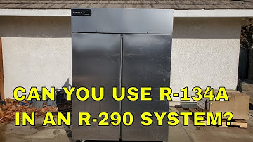 CAN YOU USE R-134A IN A R-290 SYSTEM?
