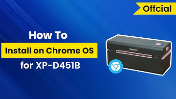 Xprinter XP-D451B Tutorial E07 - Chrome OS Driver Installation