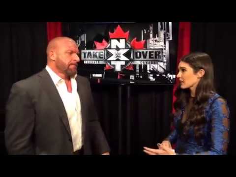 Triple H ll Facebook Live after NXT Takeover Toronto