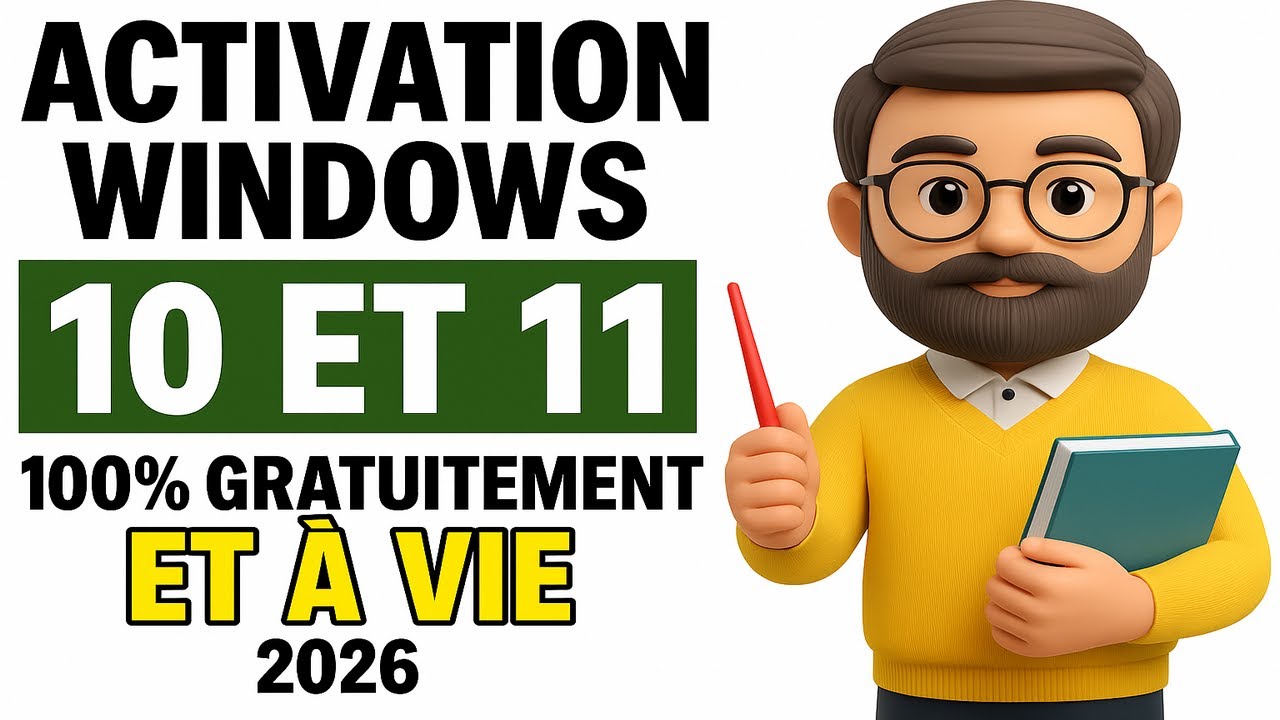 Windows 10 et 11 activation rapide et legitime 2026