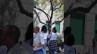 Vegas residents barred from making public comment, forced to wait outside in 110 degree heat