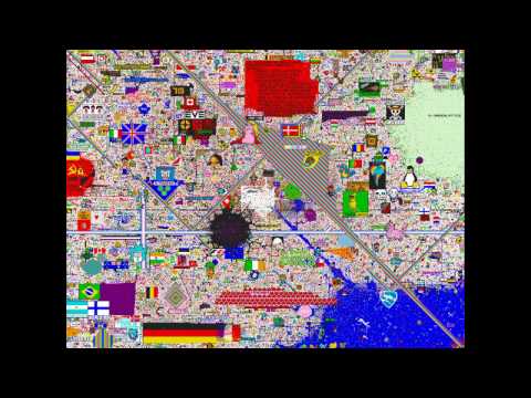 Reddit Pixel Art - Timelapse