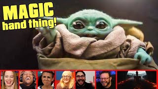 Reactors Reactions To  IG11 Heroic Sacrifice & Baby Yoda MAGIC HAND THING The Mandalorian Episode 8