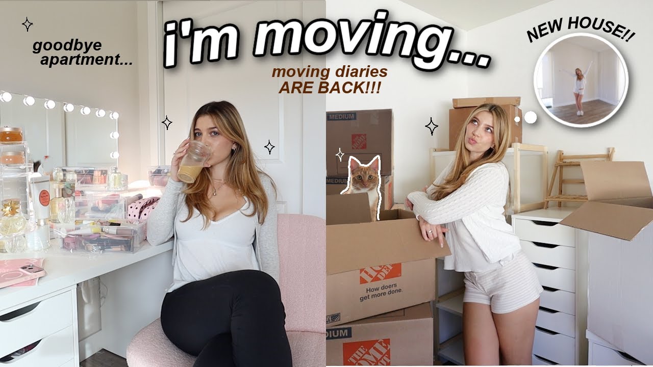 I'M MOVING...INTO A HOUSE! (packing up my favorite apartment) MOVING DIARIES EP. 1!