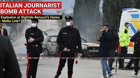 💥 Bomb Explodes Outside Italian Journalist’s Home | Mafia Threat Suspected in Rome 😱